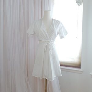 Zara Cutout Poplin Dress